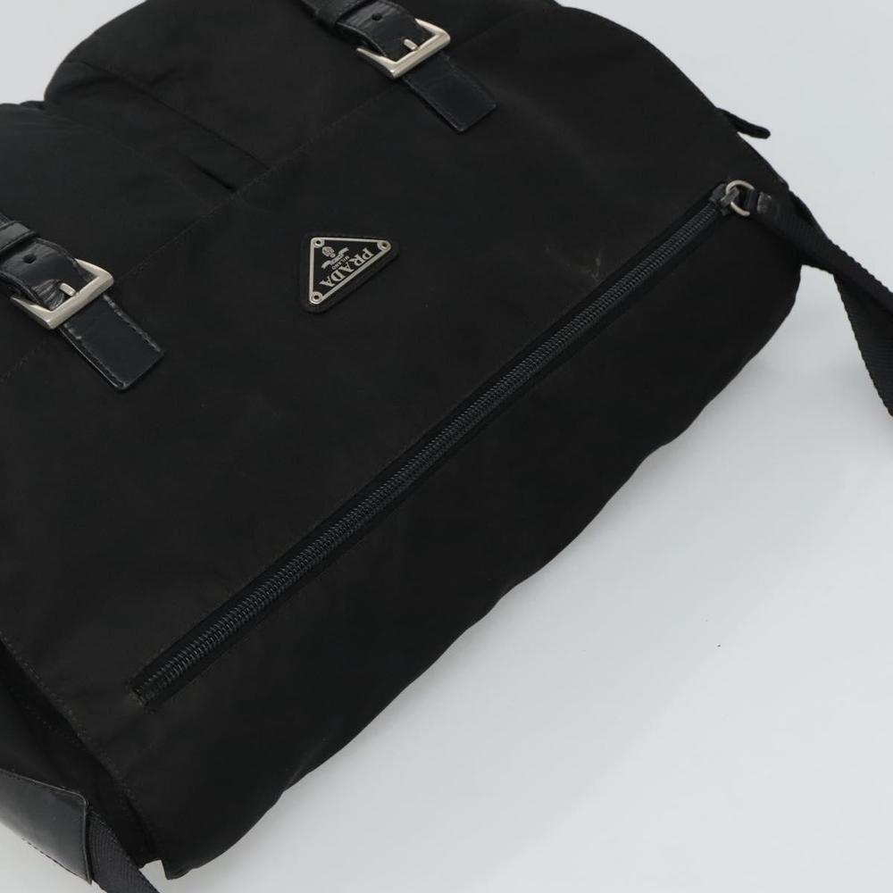 PRADA Shoulder Bag Nylon Black Auth 111971 - Picture 6 of 16